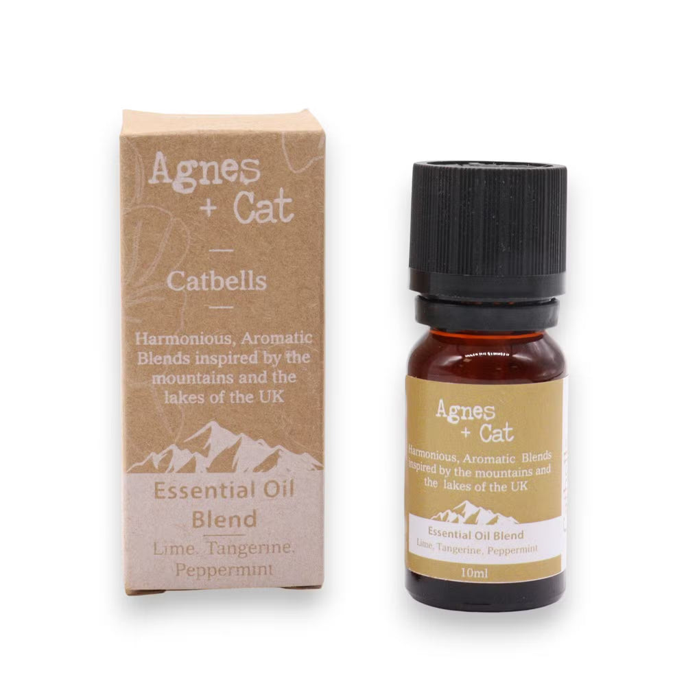 Mezcla de Aceites Esenciales frasco 10 ml, aroma luminoso y mentolado con lima, mandarina y menta - despertar sentidos