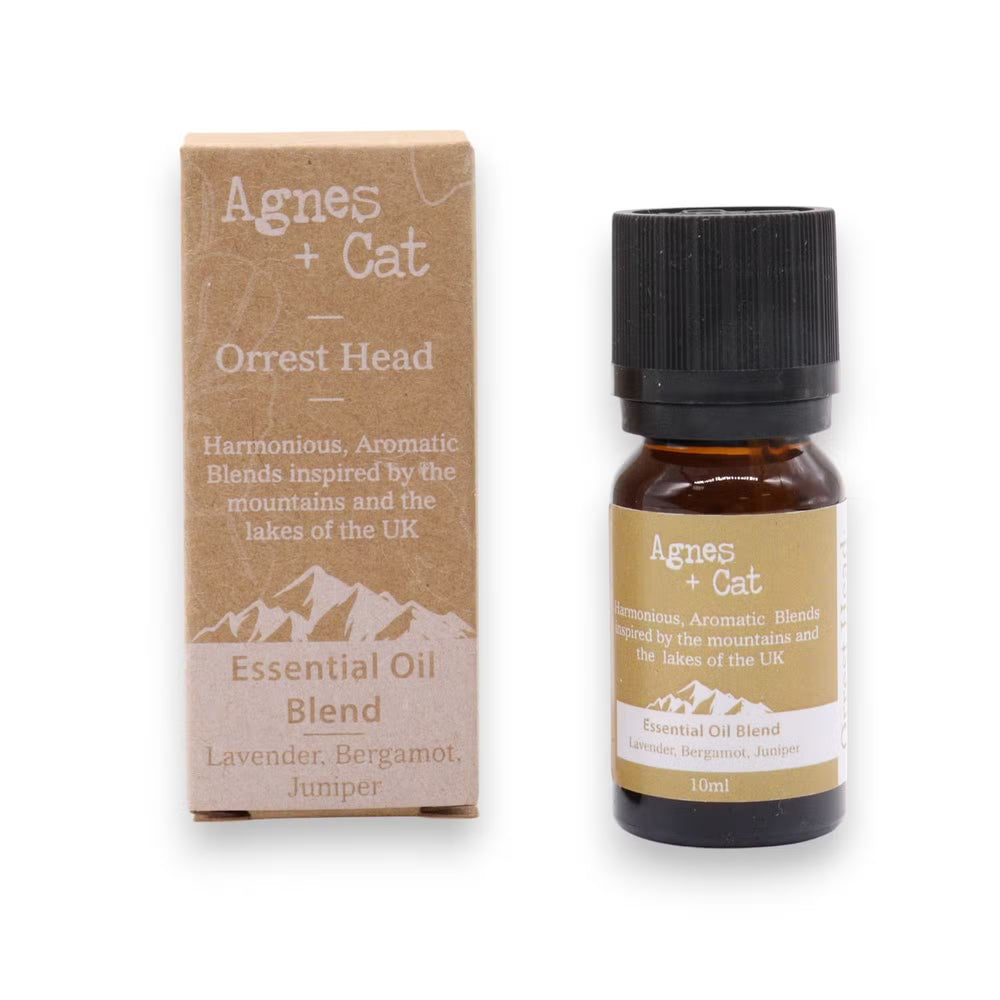 Aceites esenciales Orrest Head: mezcla lavanda, bergamota y enebro en frasco de 10 ml - bienestar y relajación