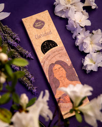 Éter sahumerio artesanal en vara, aroma sutil y etéreo, para claridad mental y conexión espiritual - claridad y percepción