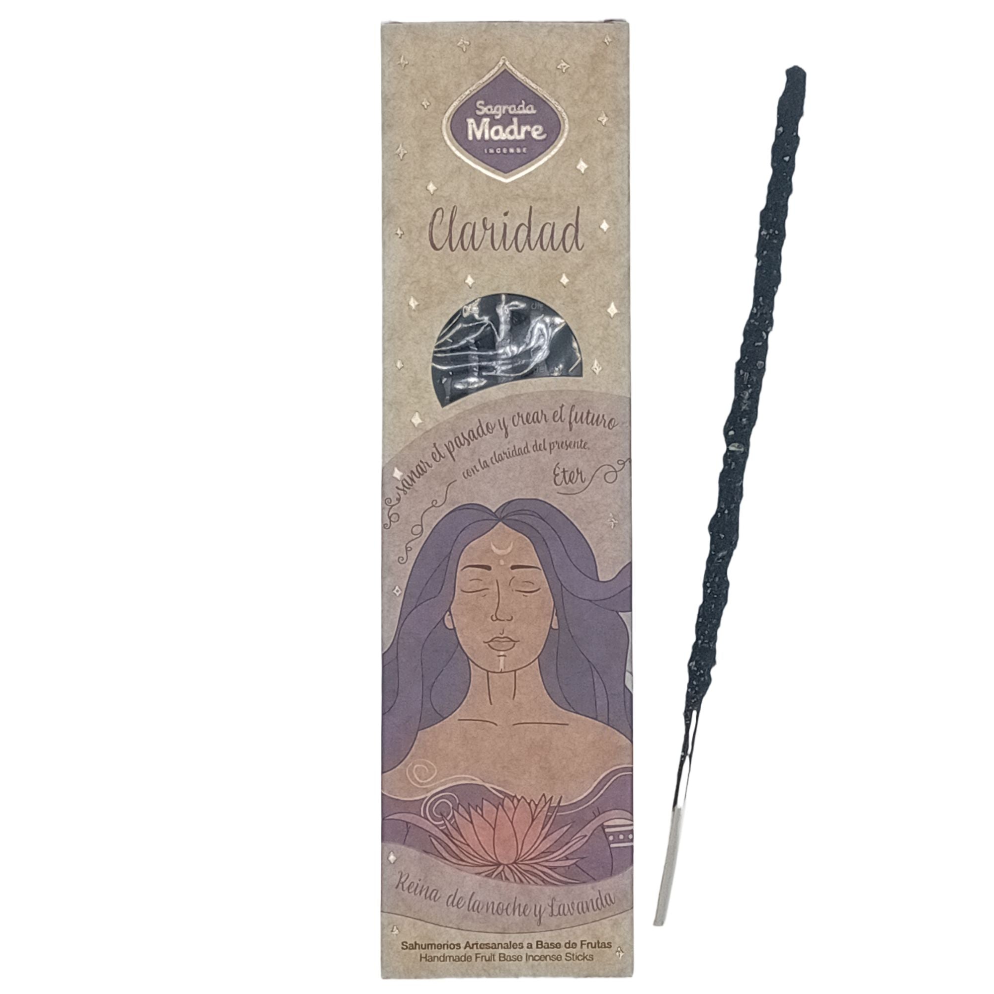 Éter sahumerio artesanal en vara, aroma sutil y etéreo, para claridad mental y conexión espiritual - claridad y percepción