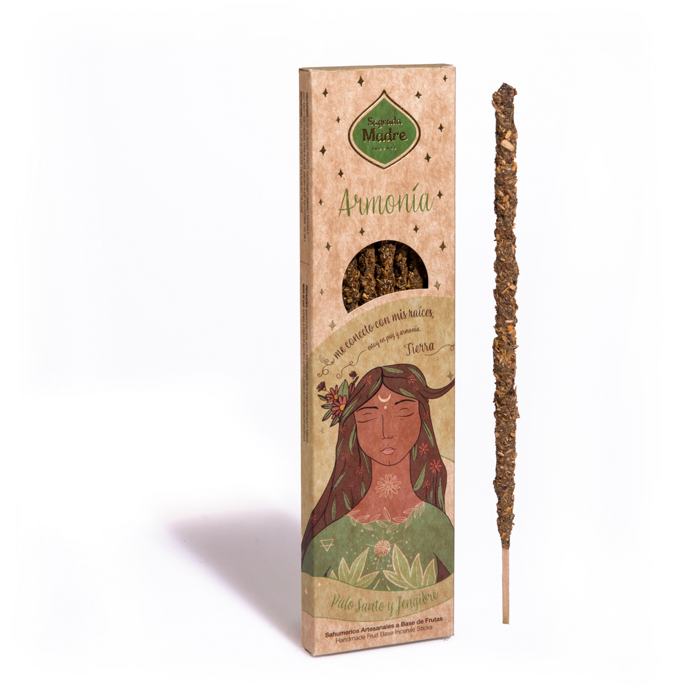 Sahumerio artesano en vara - Tierra y Armonía; aroma terroso que fomenta estabilidad y paz interior - equilibrio