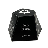 Colador de té con cuarzo de roca crudo, acero inoxidable SUS304, malla con cadena y piedra natural - claridad y energía