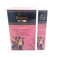 Palo Santo Dorado y Romero, incienso en varillas de 15 g, 12 unidades, aroma amaderado y herbal, color dorado - protección