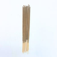 Palo Santo Dorado y Romero, incienso en varillas de 15 g, 12 unidades, aroma amaderado y herbal, color dorado - protección