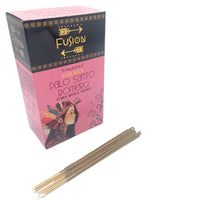 Palo Santo Dorado y Romero, incienso en varillas de 15 g, 12 unidades, aroma amaderado y herbal, color dorado - protección