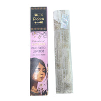 Incienso en varillas Palo Santo Dorado y Lavanda, 15 g, aroma amaderado floral; 12 piezas - calma y bienestar