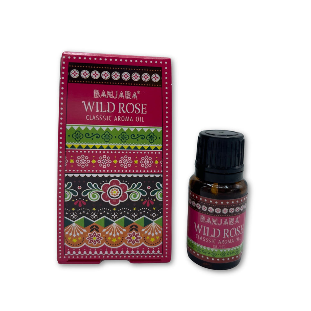 Aceite Esencial de Rosa Silvestre, frasco ámbar de 10 ml con extracto puro, aroma floral para calma - paz interior