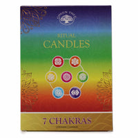 caja de Conjunto de 7 velas - 7 Chakras