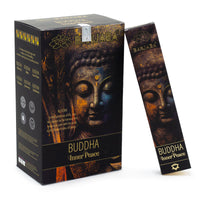 Incienso Buda Banjara Paz Interior: varilla botánica Masala, color marrón claro; elaborado en India - calma profunda