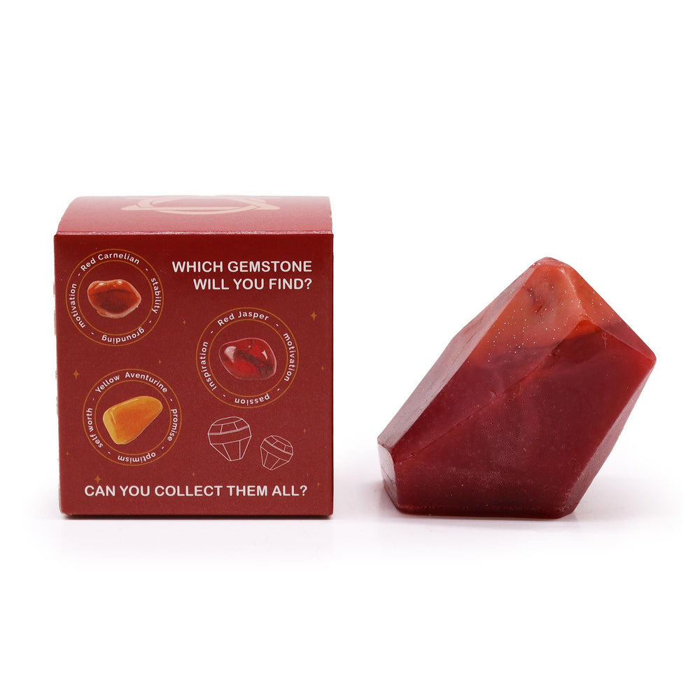 Jabón Elemental Cristal - jaspe rojo
