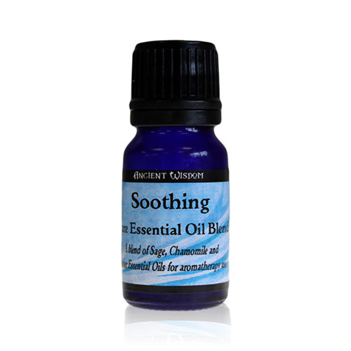 Soothing: frasco azul de 10 ml con salvia, manzanilla y lavanda para calma y relajación - favorece serenidad