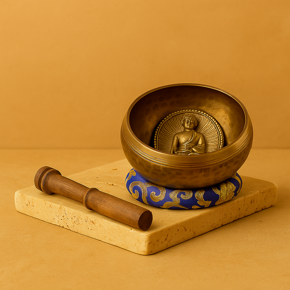 Cuenco tibetano set - Medicina Buda 10cm (min 500gm)