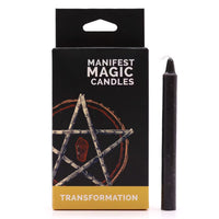 Protección nocturna – collar de ónix negro, 15 g de Palo Santo e incienso, 12 velas negras - para estar protegido y en calma