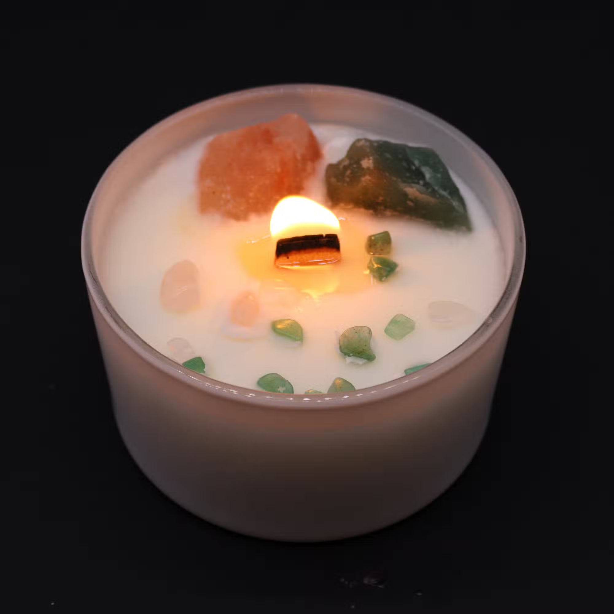 Velas de Cristal de Chakra  - Chakra del corazón