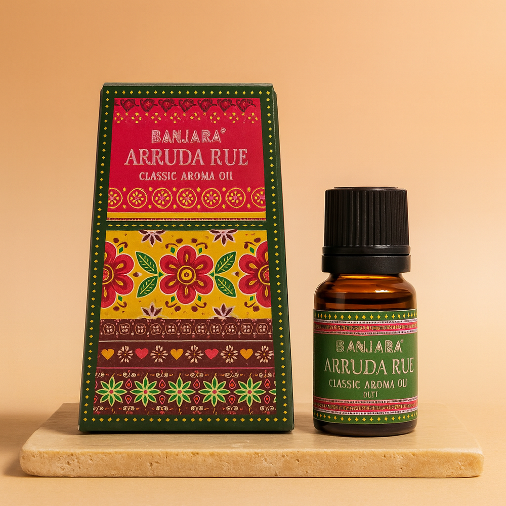 Aceite aromático Arruda Rue, botella de 10 ml con aroma natural herbáceo para difusores - purificación energética y calma