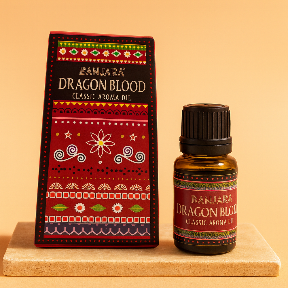 Aceite esencial de sangre de dragón, frasco de vidrio ámbar de 10 ml, aroma cálido - Protección energética y armonía