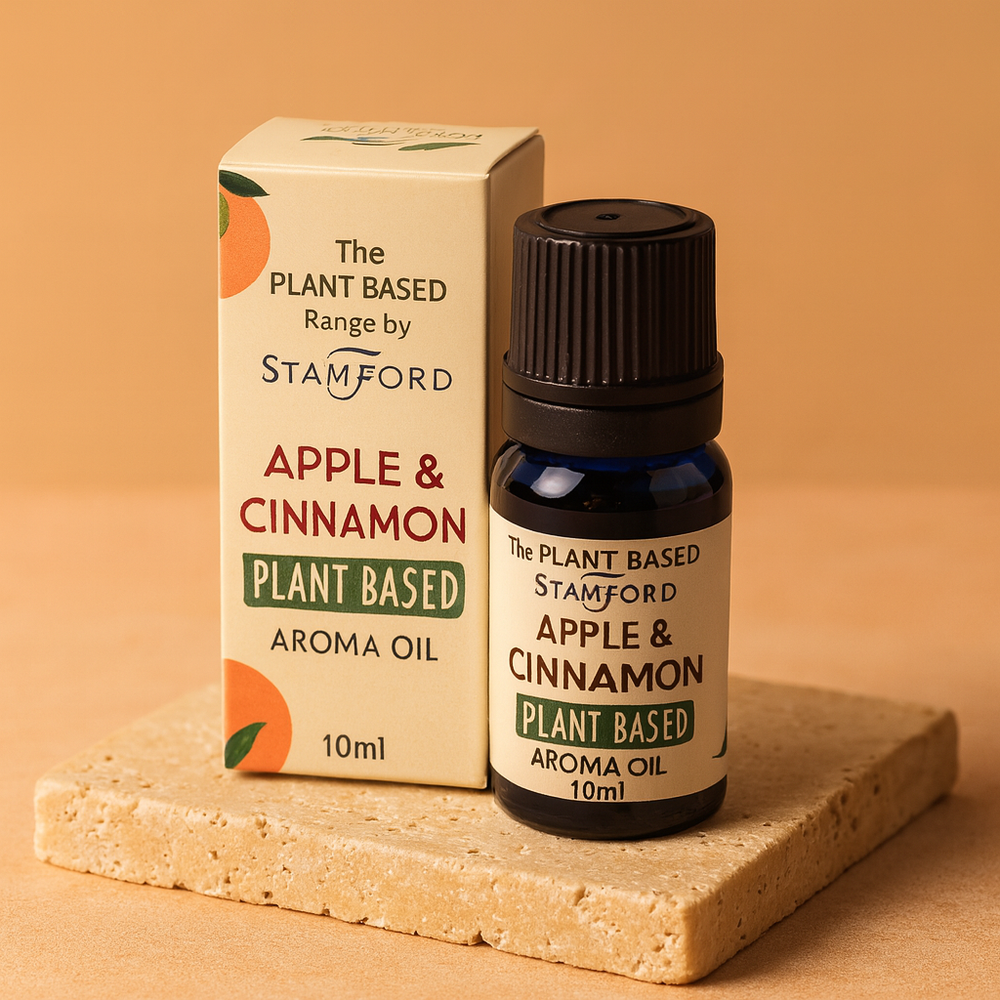 Aceite esencial Canela y Manzana – botella de vidrio oscuro 10 ml, mezcla dulce, especiada - bienestar emocional