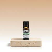 Aceite esencial de romero, frasco de vidrio ámbar 10 ml con gotero - estimula la mente.