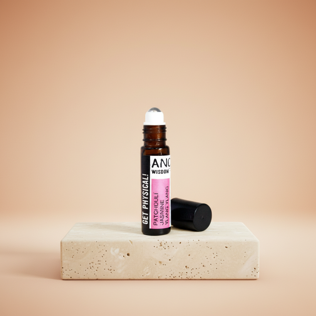 Roll-On de aceites esenciales en formato rod-on compacto, mezcla 100% natural para relajación y energía - bienestar