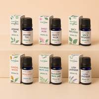 Aceites plant-based: pack de seis frascos de 10 ml en vidrio - bienestar y relajación