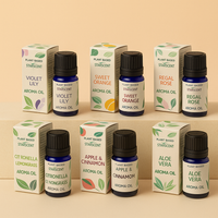 Aceites Plant-Based en Pack: seis frascos vidriosos de 10 ml – aporta relajación, vitalidad y armonía