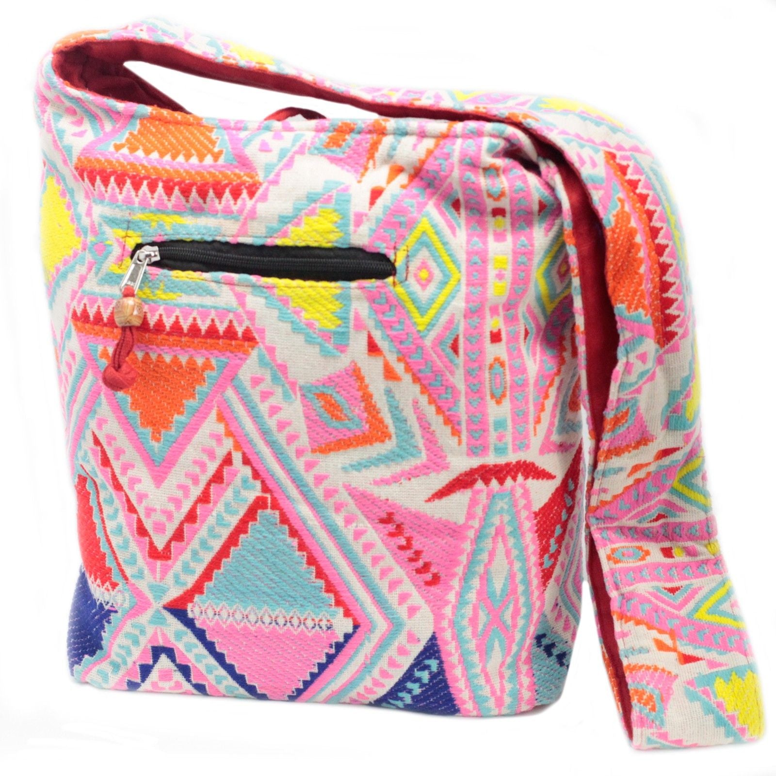 Katmandú Bolso Grande Amanecer, diseño rectangular, tamaño amplio y color cálido, estilo artesanal - para uso diario