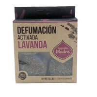 Pastillas de Incienso en Resina defumación activada con lavanda natural, pack 4 - para paz y relajación
