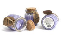 Vela de Cera de Soja en tarro, aroma Manzana y Canela, estética natural para ambientes zen - favorece armonía y bienestar.