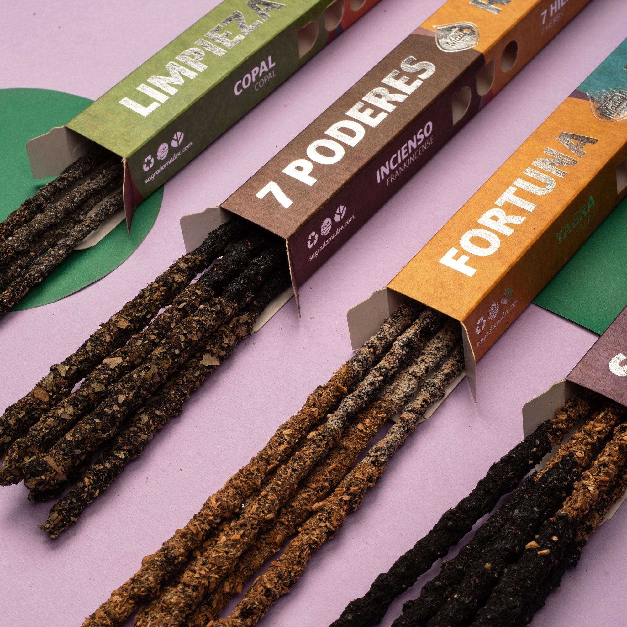 Incienso sahumerio dúo, copal y romero en stick grueso, purifica y armoniza tu espacio - purificación profunda y armonía