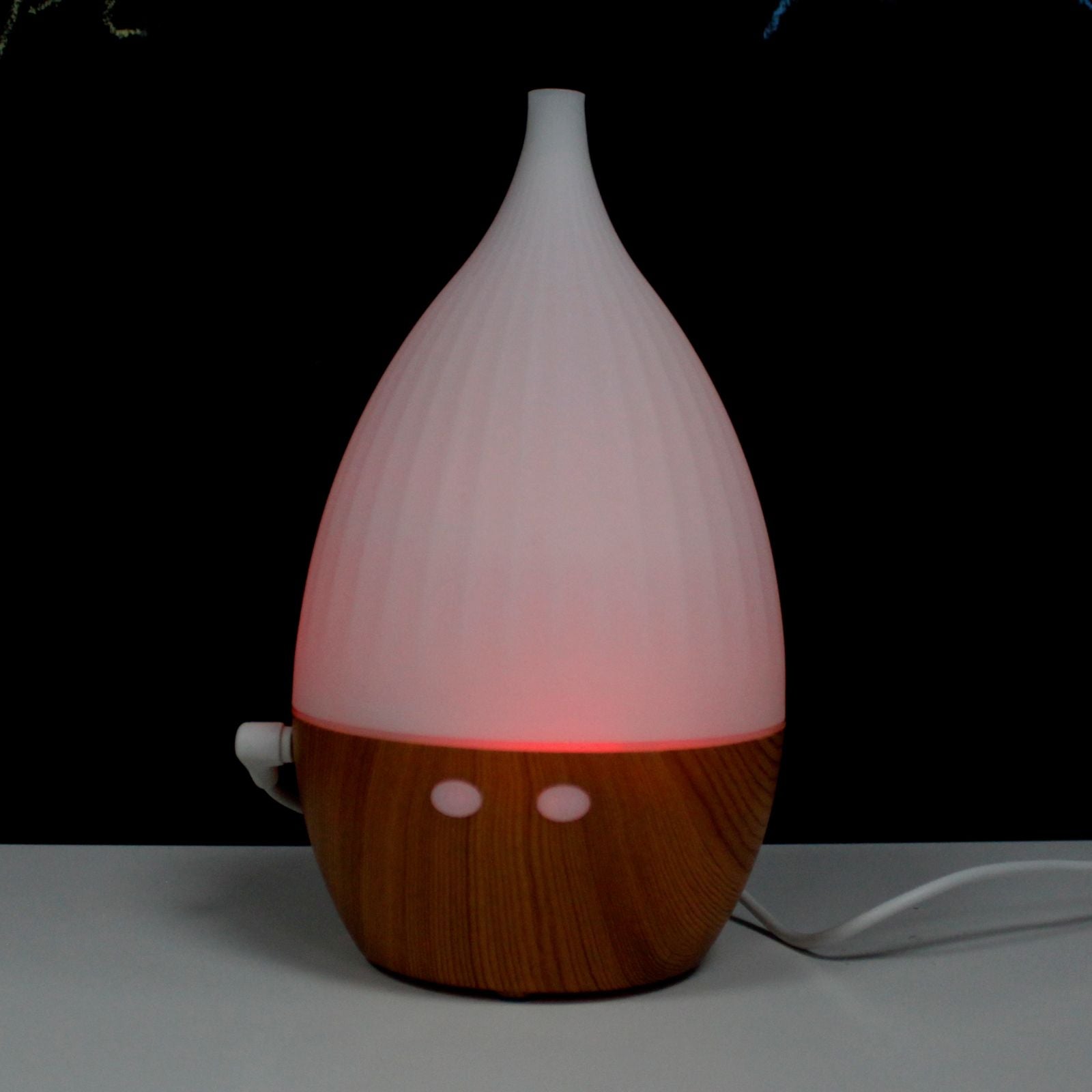 Atomizador USB, difusor de aroma de tamaño compacto y forma cilíndrica con cambio de color - para crear ambientes relajantes