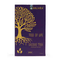 Incienso Botánico Banjara Baobab: varillas de material vegetal, forma cilíndrica, tamaño compacto, color beige - relajación