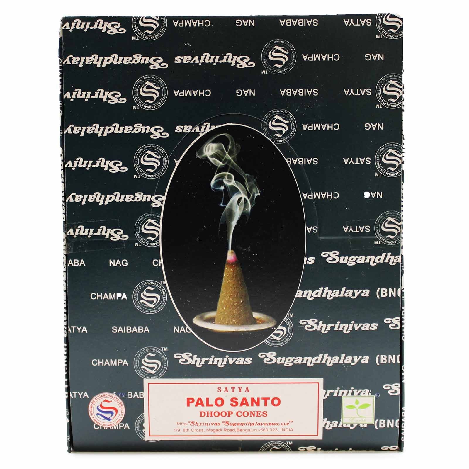Conos de Palo Santo – Incienso Natural en Cono (Satya)