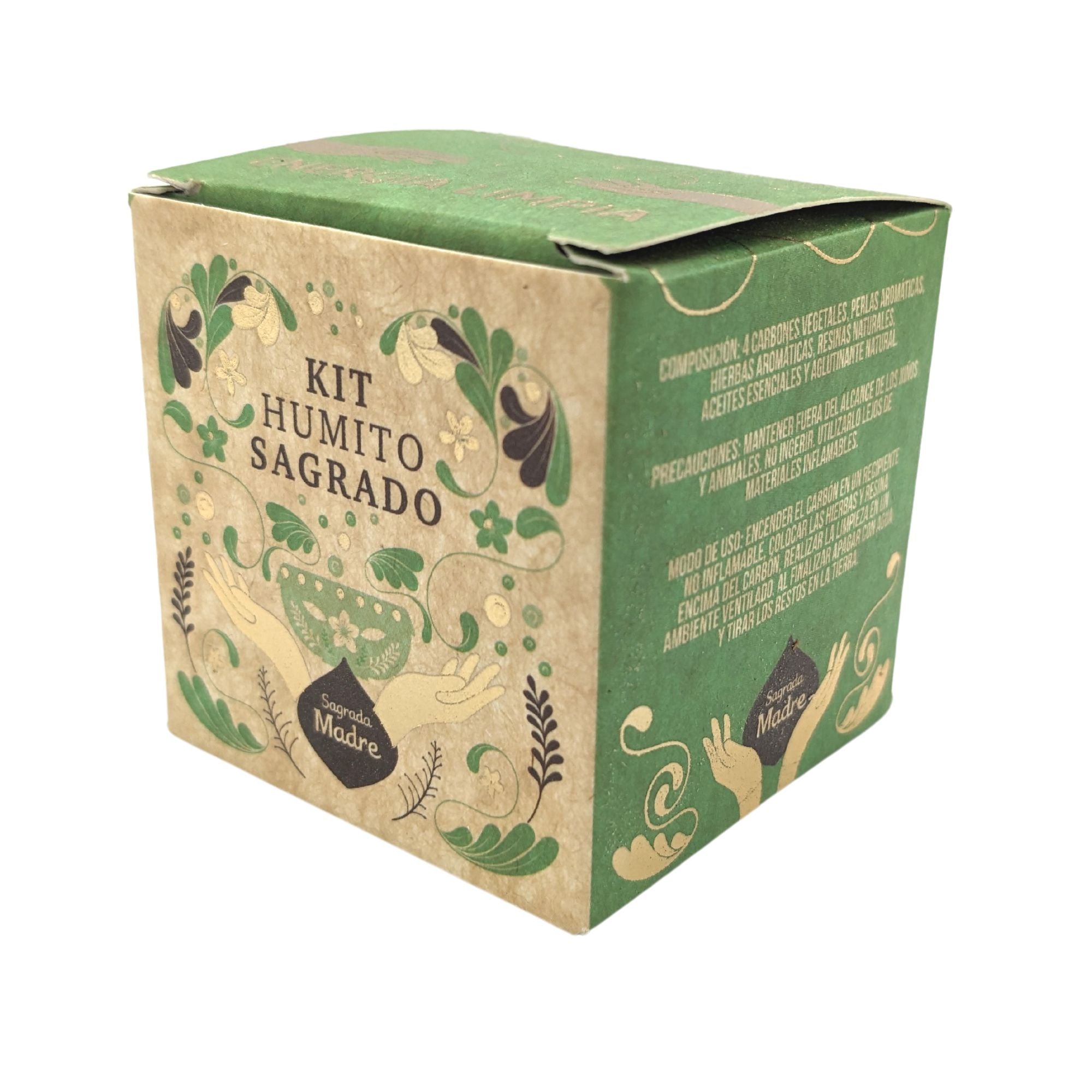 Kit Humito Sagrado, conjunto ritual con varillas; cuencos en estuche compacto, tonos neutros - energiza; purifica ambientes