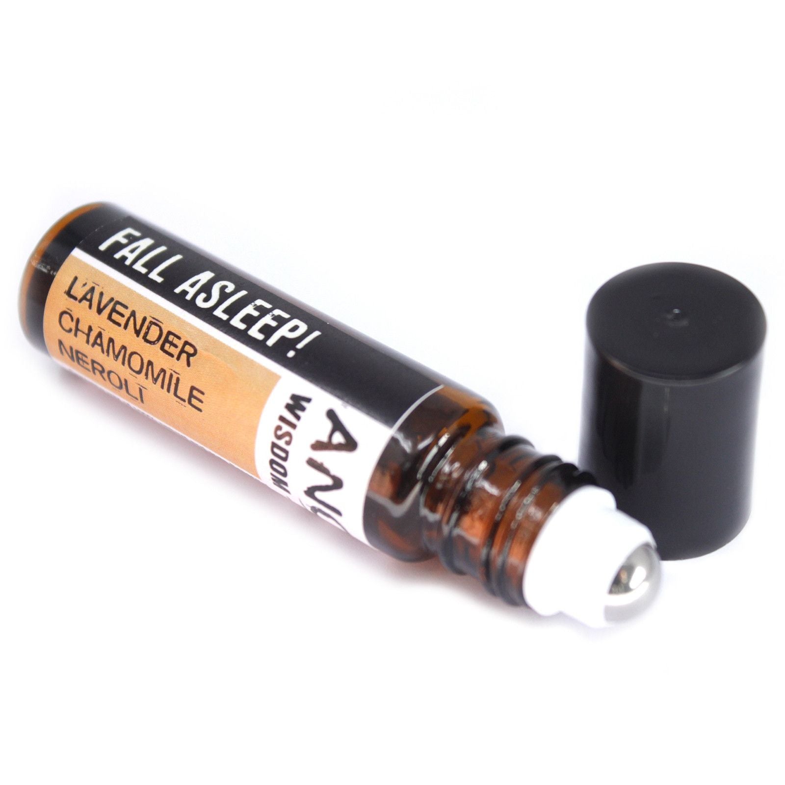 Roll-On de Aceites Esenciales: mezcla en tubo de bolsillo, líquido claro, base de vitamina E - favorece relajación