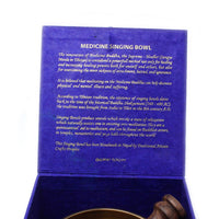 Cuenco tibetano set Medicina Buda, 10 cm de diámetro y 500 g mínimo, pieza circular para meditación - Armonía energética