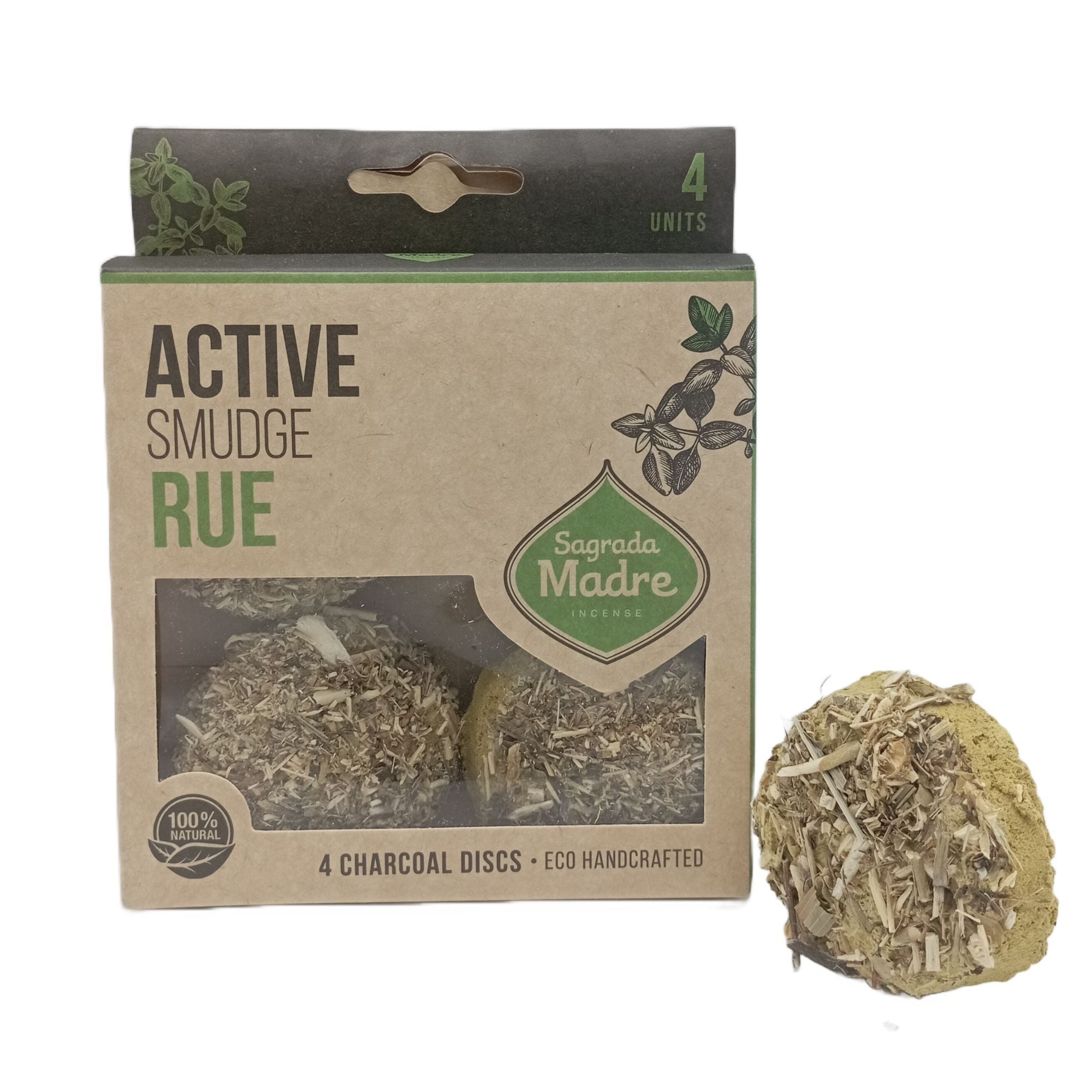 Pastillas de Incienso en Resina con Salvia Blanca, 4 unidades activadas, base resinosa - limpieza energética profunda