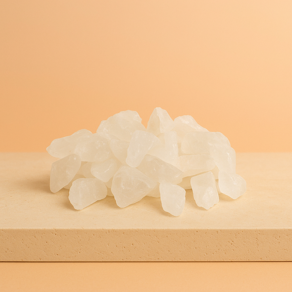 Cuarzo de roca en bruto: cristales sin pulir, transparentes a lechoso, tamaño natural, bolsa 500 g - Amplifica energía