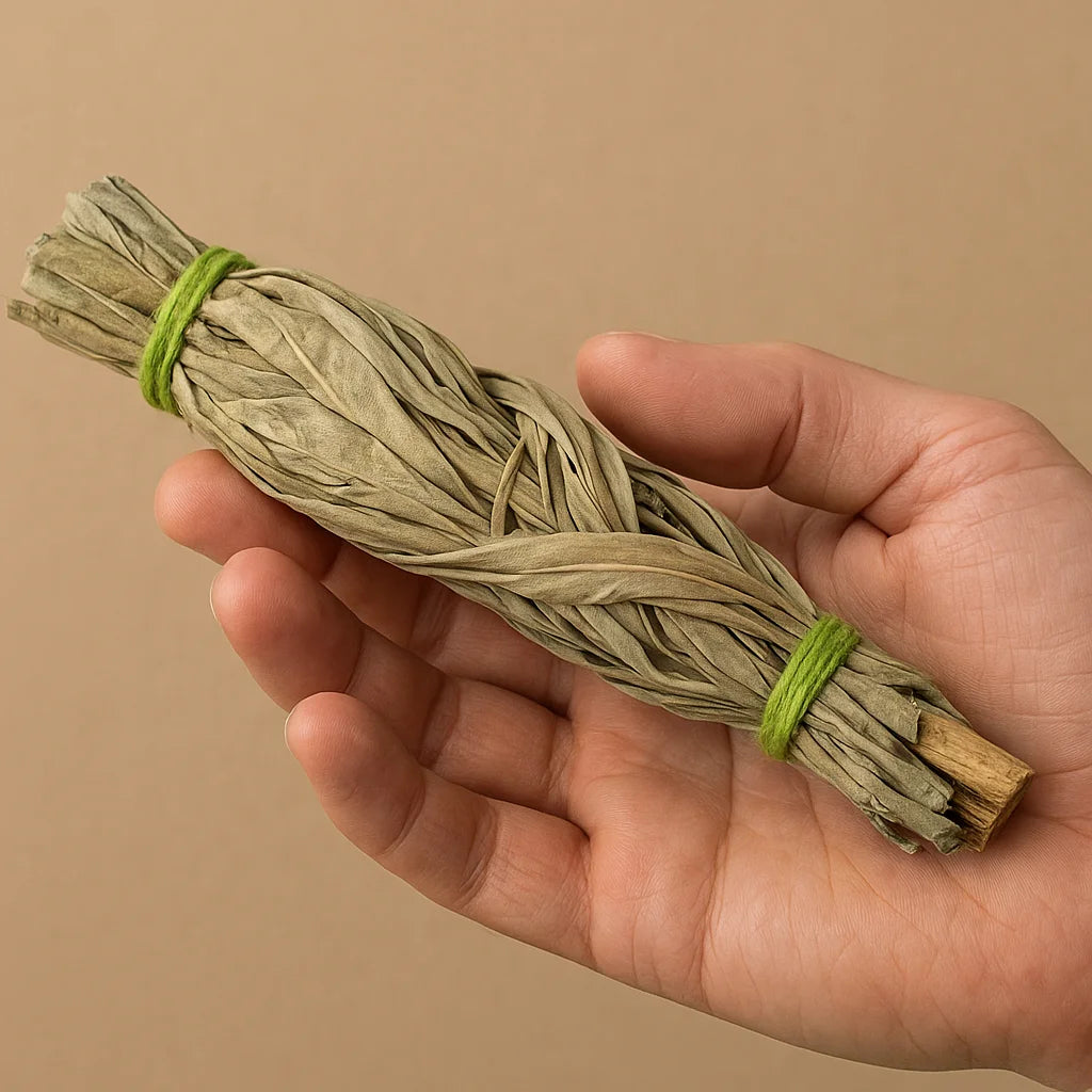 Trenza de Hierba Dulce 10 cm – Armonización y Energía Suave