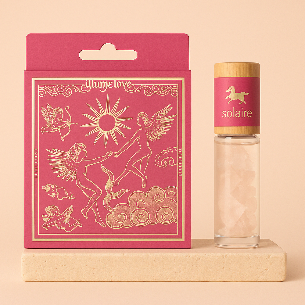 Elixires: pack de 3 frascos de vidrio con gemas visibles y esencias aromáticas, tamaño compacto - amor y calma espiritual