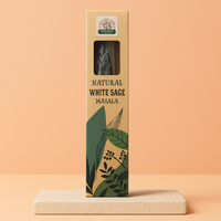 Incienso Botánico Natural Masala - varilla de Salvia Blanca, resinas, combustión prolongada - limpieza energética profunda