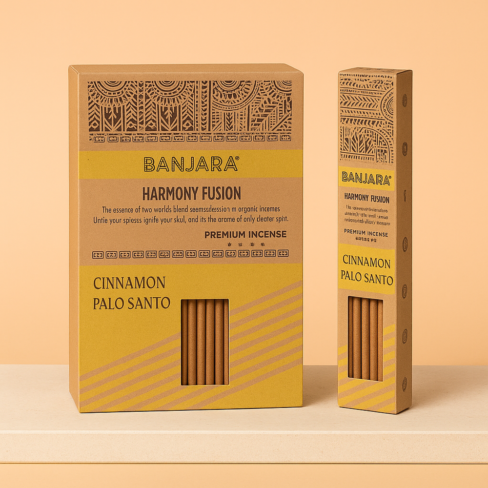 Incienso Buda Harmony varilla botánica natural Masala, color claro, elaborado en India - purificación y armonía interior