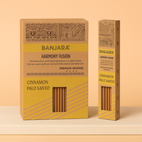 Incienso Buda Harmony varilla botánica natural Masala, color claro, elaborado en India - purificación y armonía interior
