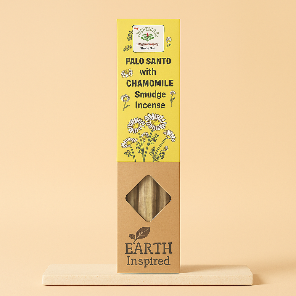 Incienso en varilla natural de fumigación inspirado en la Tierra, Lemongrass, aroma cítrico-terroso - limpieza energética