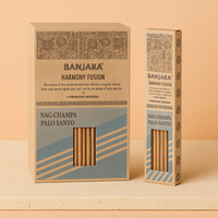 Incienso Palo Santo Banjara - bastón de resinas naturales; formato en varilla; 45–60 min - limpieza energética y sanación