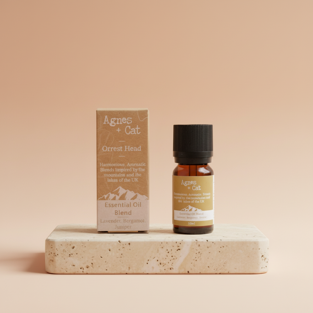 Aceites esenciales Orrest Head: mezcla lavanda, bergamota y enebro en frasco de 10 ml - bienestar y relajación