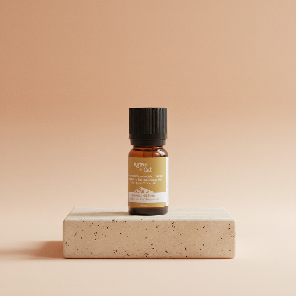 Mezcla de aceites esenciales Windermere, limón, árbol del té y menta, 10 ml - bienestar y frescura