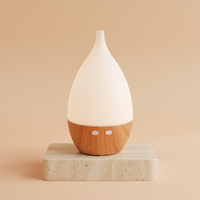 Atomizador USB, difusor de aroma de tamaño compacto y forma cilíndrica con cambio de color - para crear ambientes relajantes