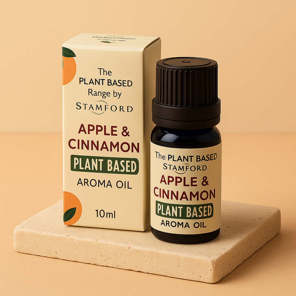 Aceite esencial Canela y Manzana – botella de vidrio oscuro 10 ml, mezcla dulce, especiada - bienestar emocional