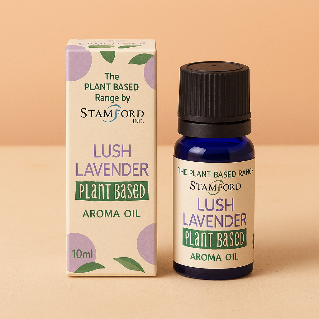 Aceite esencial de lavanda - frasco de vidrio ámbar 10 ml, aroma floral suave y 100% vegetal - relajación y bienestar
