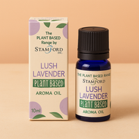 Aceite esencial de lavanda - frasco de vidrio ámbar 10 ml, aroma floral suave y 100% vegetal - relajación y bienestar